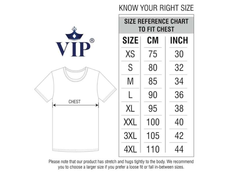 VIP Supreme Men's Round Neck Half Sleeve 100% Cotton White Vest, Moisture Absorbent Inner wear for Men - Pack of 2 - L view 2