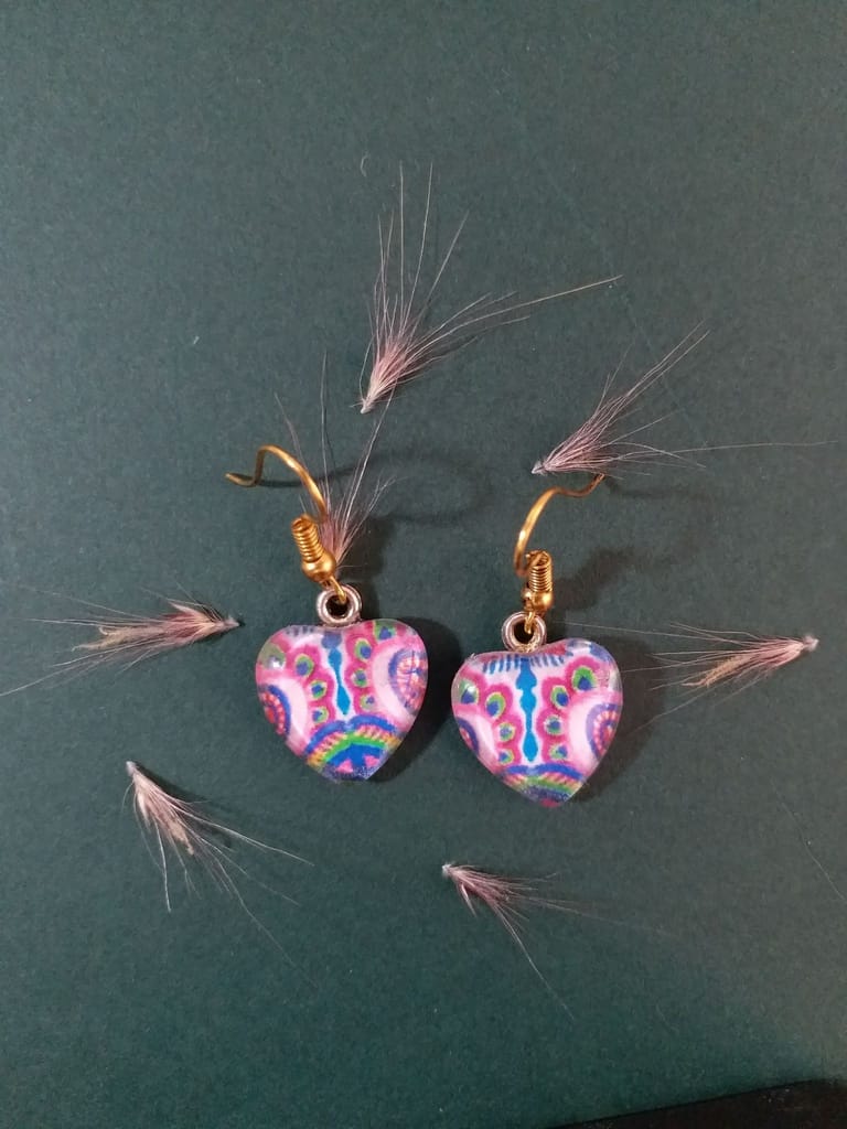 GRACE OF HEART GLASS EARRINGS view 2