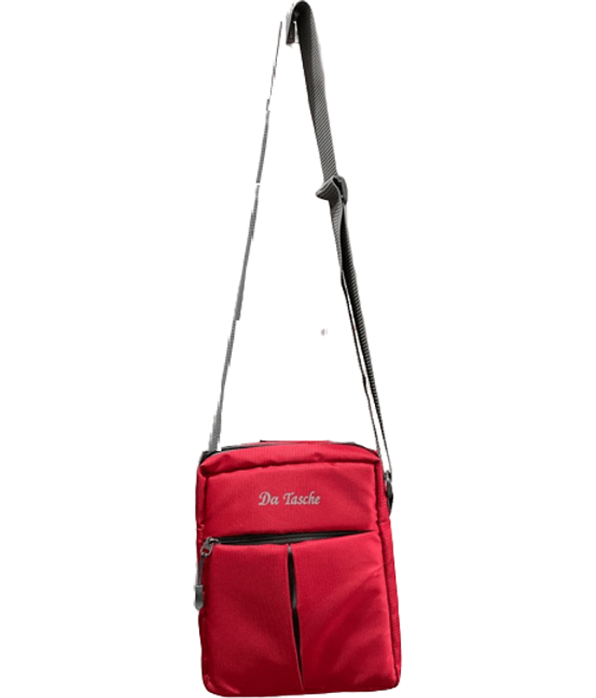 Da Tasche LW-SLING Polyester Red Passport Holder view 2