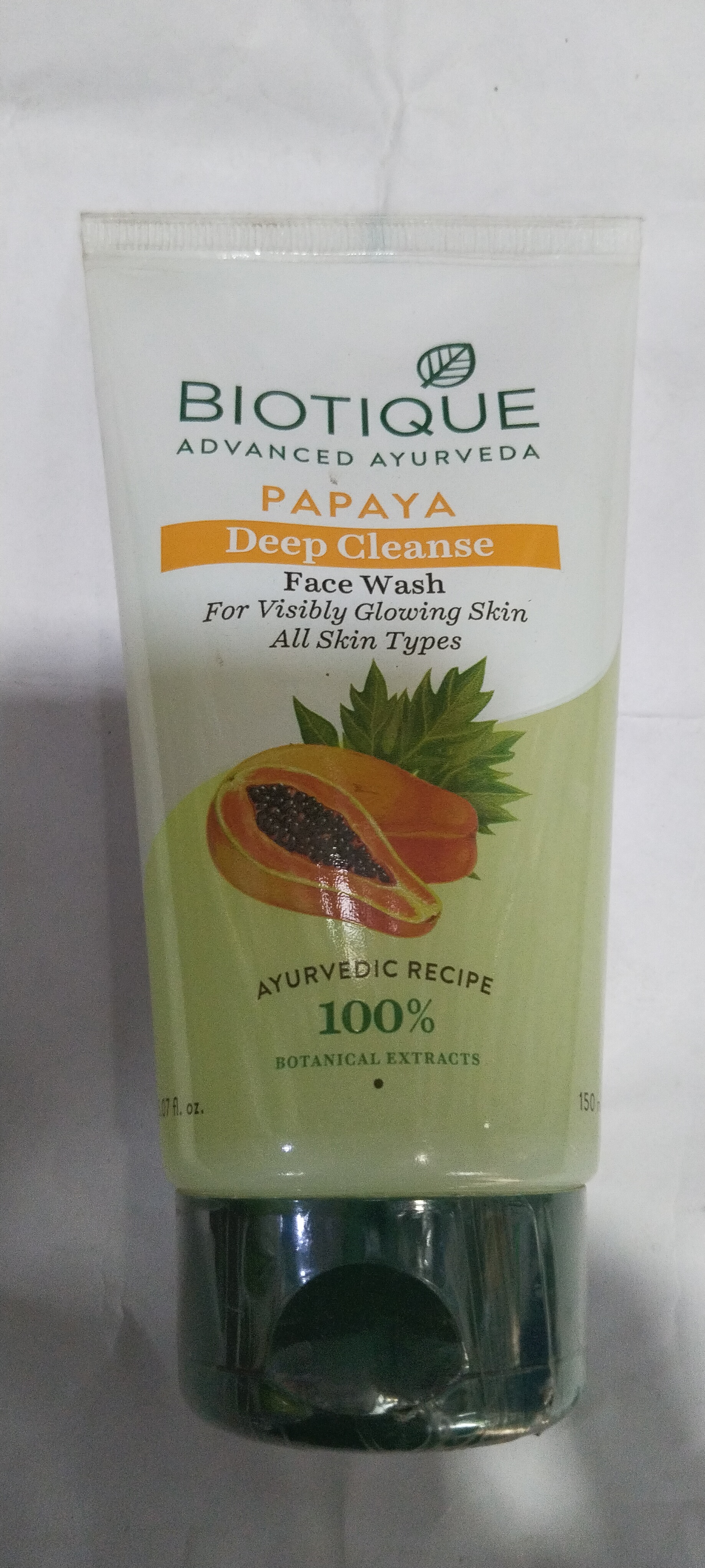 Biotique Advanced ayurveda Papaya Deep cleanse Face wash