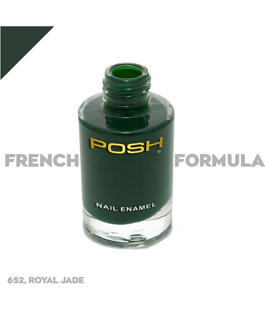 Posh - Green Glossy Nail Polish ( Pack of 4 ) view 2