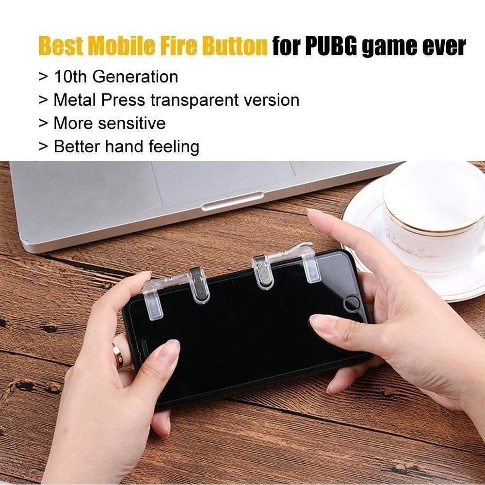 Best Quality with low price Trigger for pubg game/free fire/call of duty all types mobile games for android and IOS Gaming Accessory Kit (Black, For Android) view 2