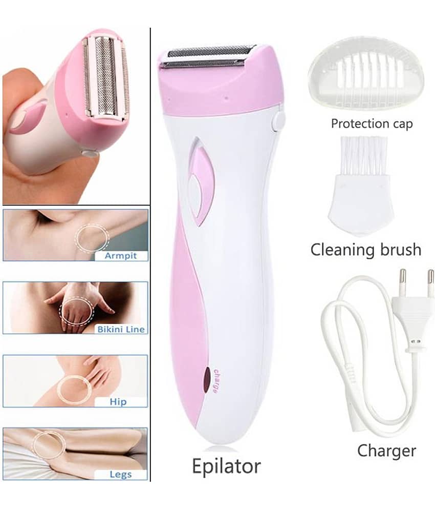 RS Professional Hair Removel Razor Whole Body Use Electric Hair Shaver Pink Casual Fashion Comb view 2