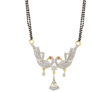 Hetprit Brass Gold Plated Beautiful Mangalsutra For Women view 2