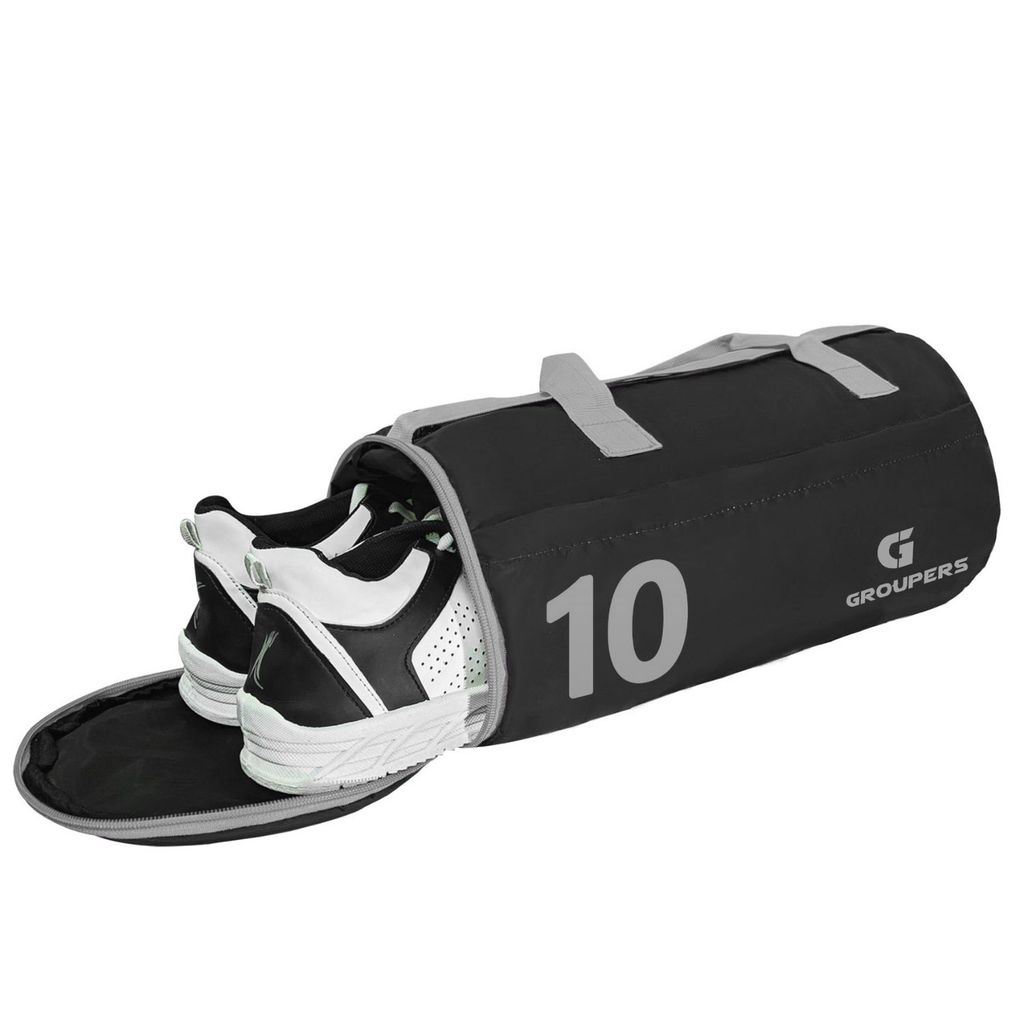 GROUPERS Sports Gym Bag with Shoe Compartment for Men and Women view 2