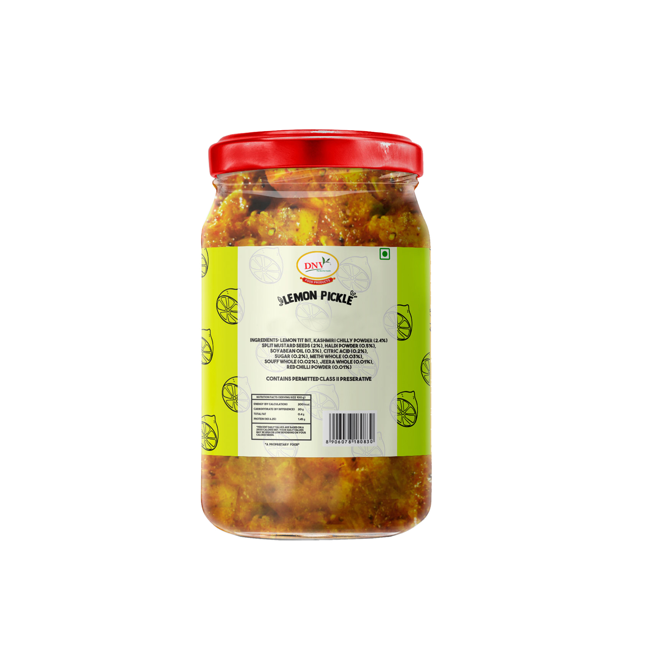 DNV Foods Pickle Lemon, 200 gm view 2