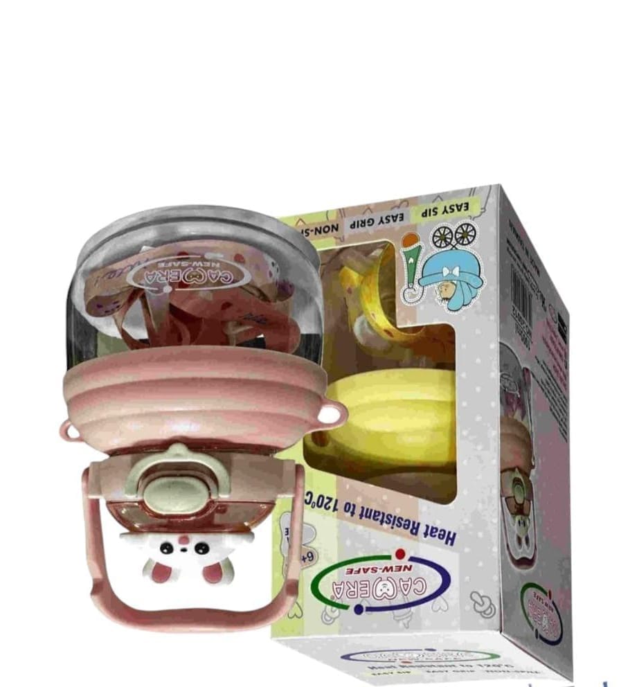New Safe Heat Resistant Baby Camera Bottle with Easy Grip and Non-Slip Design view 2