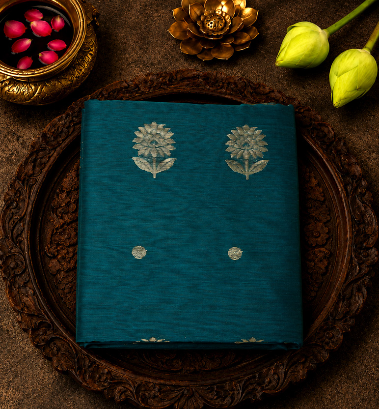 Handloom Chanderi Silk By Cotton Saree