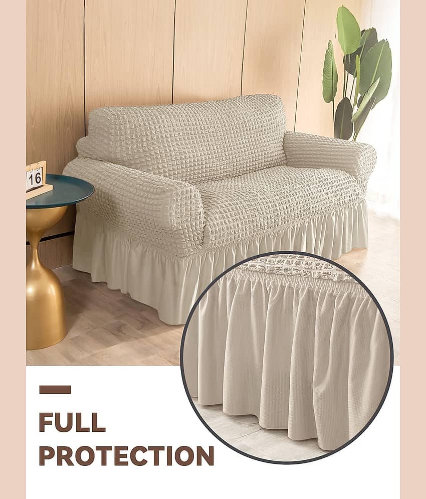 Cortina 2 Seater Polyester Sofa Cover ( Pack of 1 ) view 2
