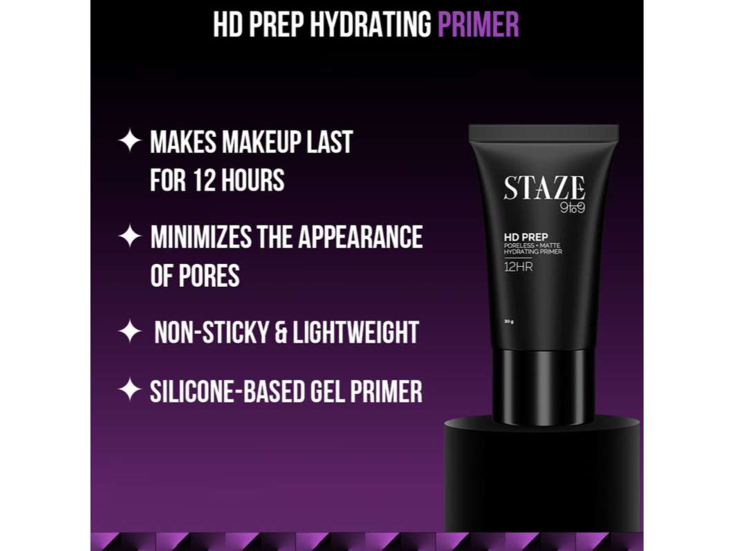 Staze 9to9 HD Prep Hydrating Primer Poreless + Matte view 2
