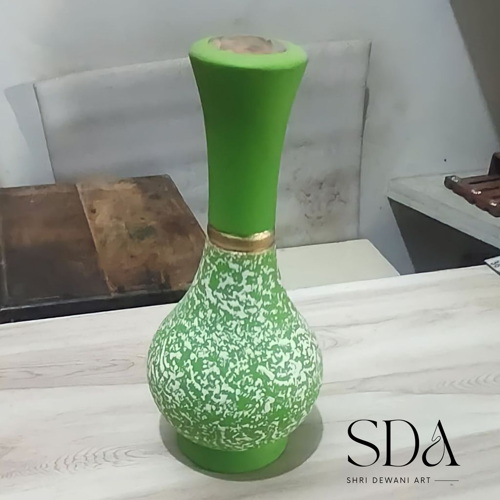 Wooden pot & vase for flower for living room, home decor view 2