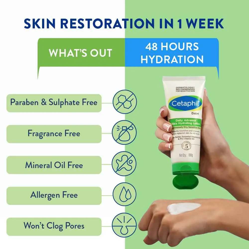 Cetaphil DAM Daily Advance Ultra Hydrating Lotion - 100g view 2