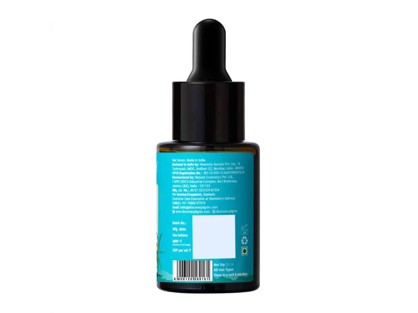 Pilgrim 3% Redensyl, 4% Anagain & 5% Capilia Stem Cell Complex Advanced Hair Growth Serum - 30 Millilitre view 2