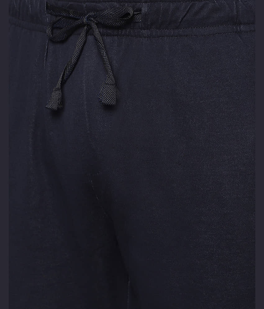 Avoq - Black Cotton Blend Men's Trackpants ( Pack of 1 ) view 2
