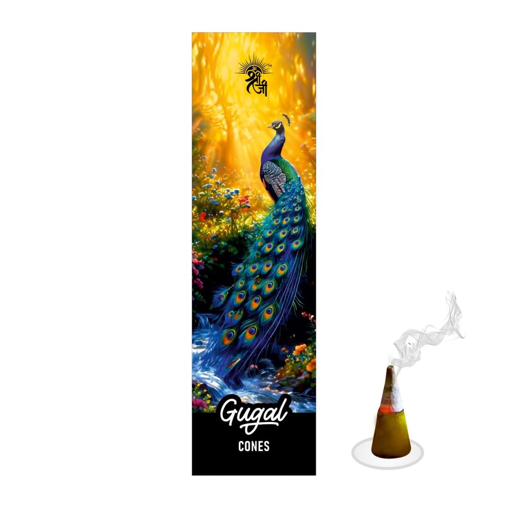 Shri Shriji Flam Aromatic Gugal Combo � Natural Fragrance Dhoop Cups & Cones Set for Pooja, Meditation, Relaxation & Home Use � Traditional Scent � Long-Lasting Combo view 2