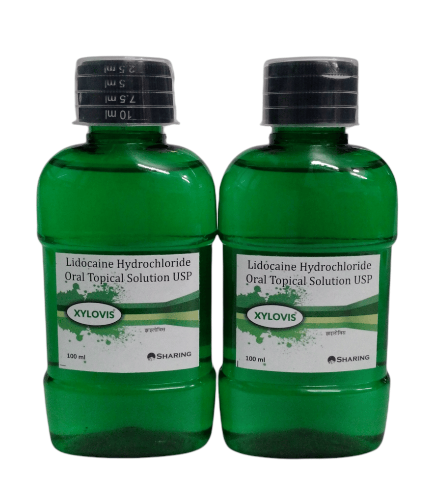 Xylovis Lidocaine Hydrochloride Oral Topical Solution USP 100ml view 2