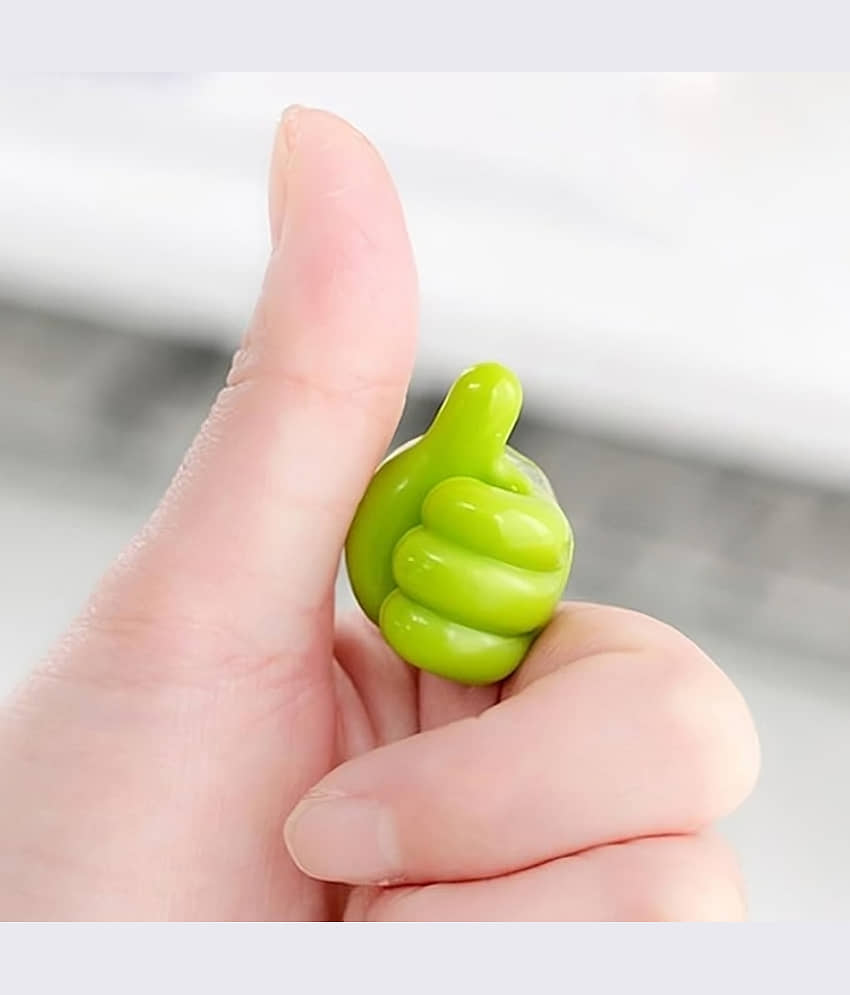 Self Adhesive Thumb Wall Hooks for Hanging( Set of 10 ) view 2