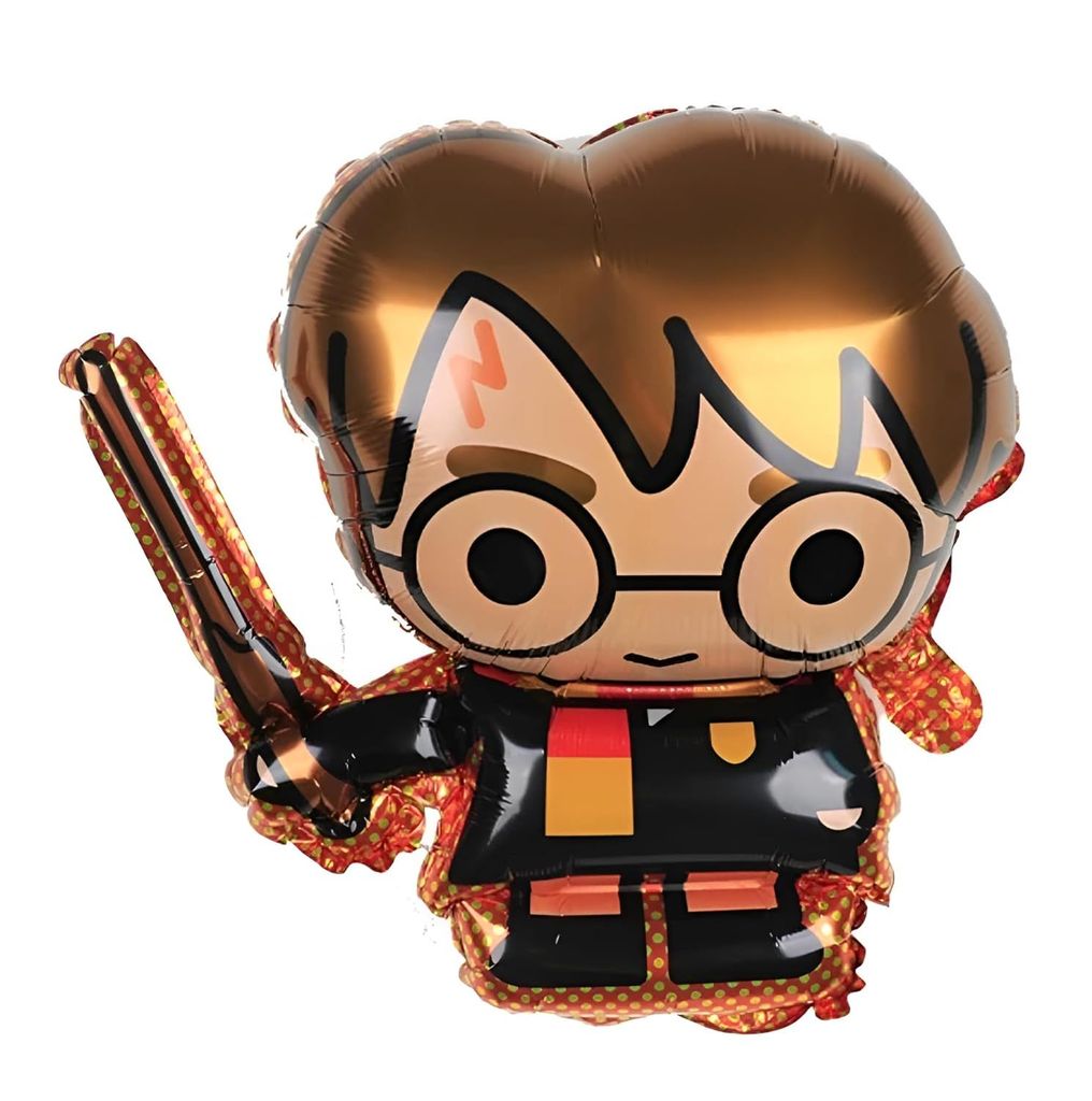 Harry Potter Theme Magic Foil Balloon for Birthday Party Decoration Chiller Party - Set of 5Pcs view 2