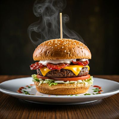 Non Veg Barbeque Burger