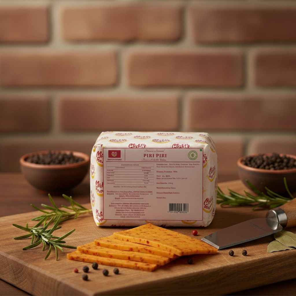 Mishti Gourmet Piri Piri Cheddar 200g view 2