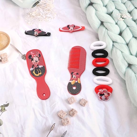 Li'l Diva Minnie Mouse Hair Accessories Gift Set For Girls 3 Years And Above view 2