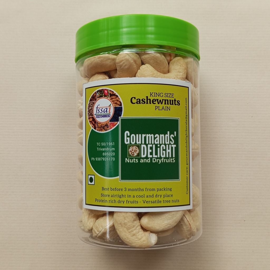 Gourmands' Delight - King Size Plain Cashewnuts 400 gms