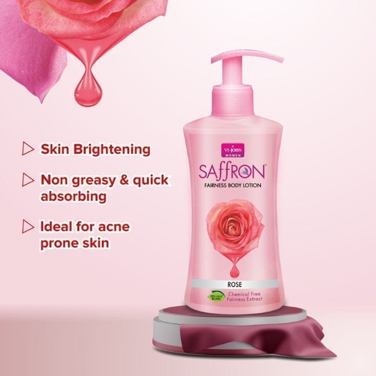 VI-JOHN Body Lotion Combo Of 2 | 250 ML Each | For Men And Women | All Skin Types | Rose | Aloe Vera 500 ML view 2