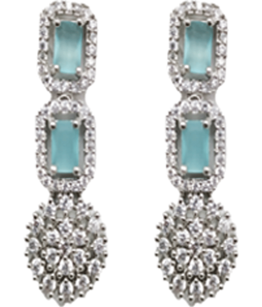 gilher Mint Green Huggies Earrings ( Pack of 1 ) view 2