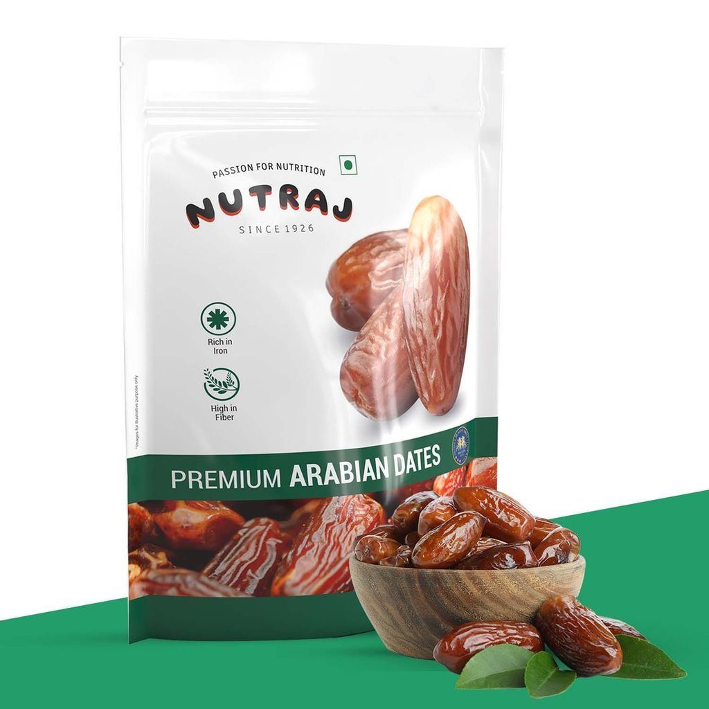 Nutraj Arabian Dates (Khajoor) 500g view 2