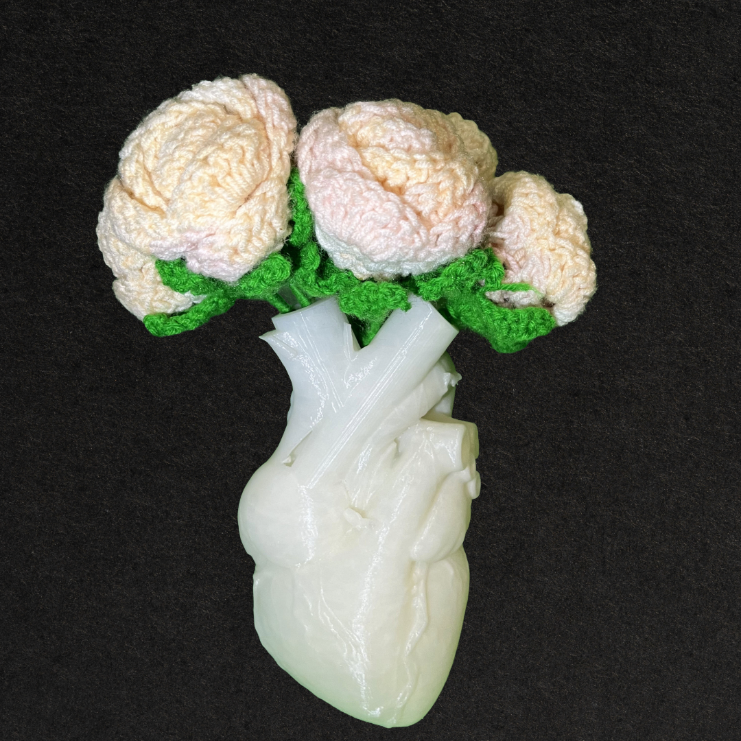 Shy Heart Vase