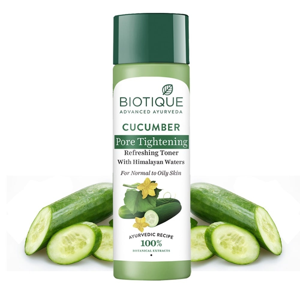Biotique Cucumber Pore Tightening Refreshing Toner 120ml view 2