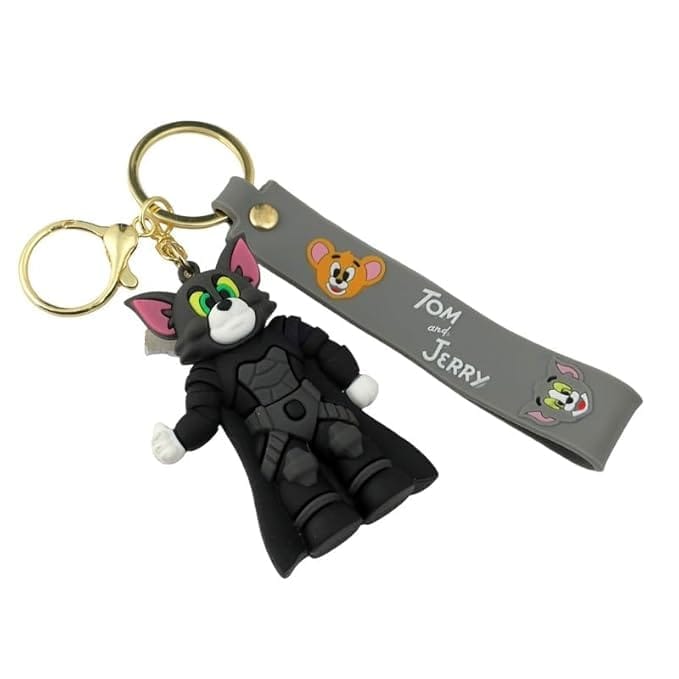 Tom 3D Silicon Keychain view 2