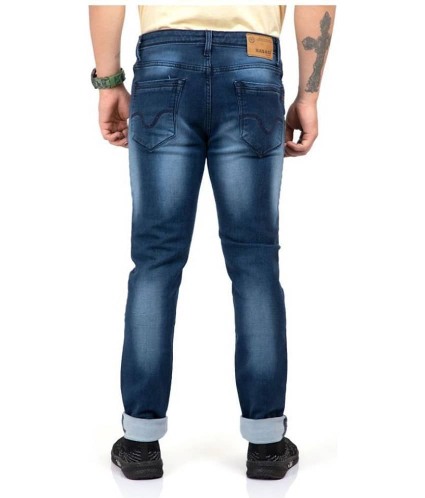 HJ HASASI Blue Regular Fit Jeans view 2