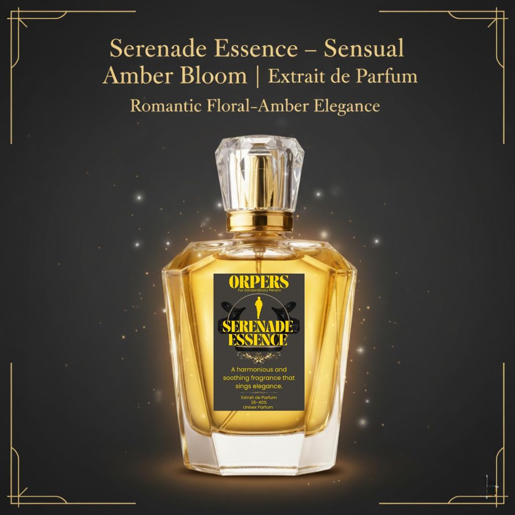 ORPERS Serenade Essence Extrait de Parfum Unisex | 100ml Rose Amber Fragrance Spray | 40% Oil Concentration view 2