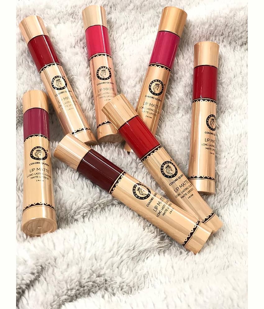 Colors Queen 2 in 1 Matte Finish Water Proof Lipstick Maroonn (Shade - 04) view 2