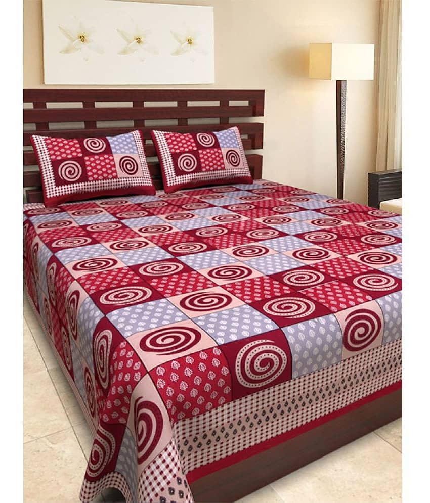 Bombay Spreads Cotton King Bedsheet ( Multi ) view 2
