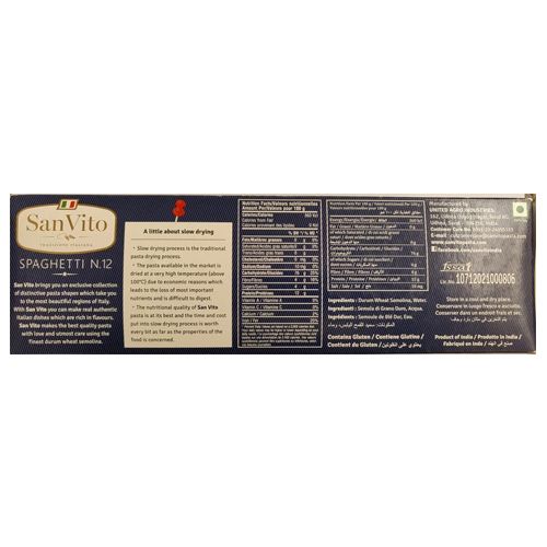 San Vito Durum Wheat Spagmhetti, 500 gm view 2