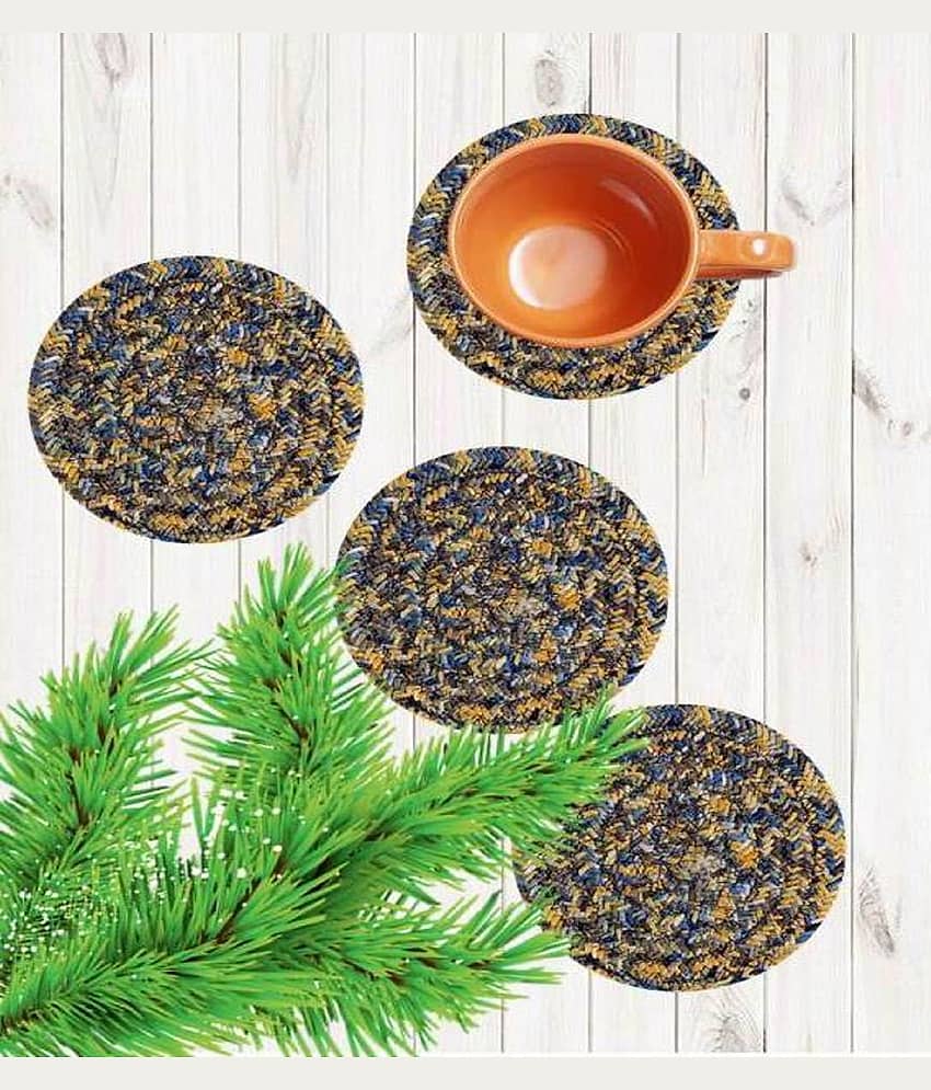 LADLI JEE Set of 4 Polyester Coaster view 2