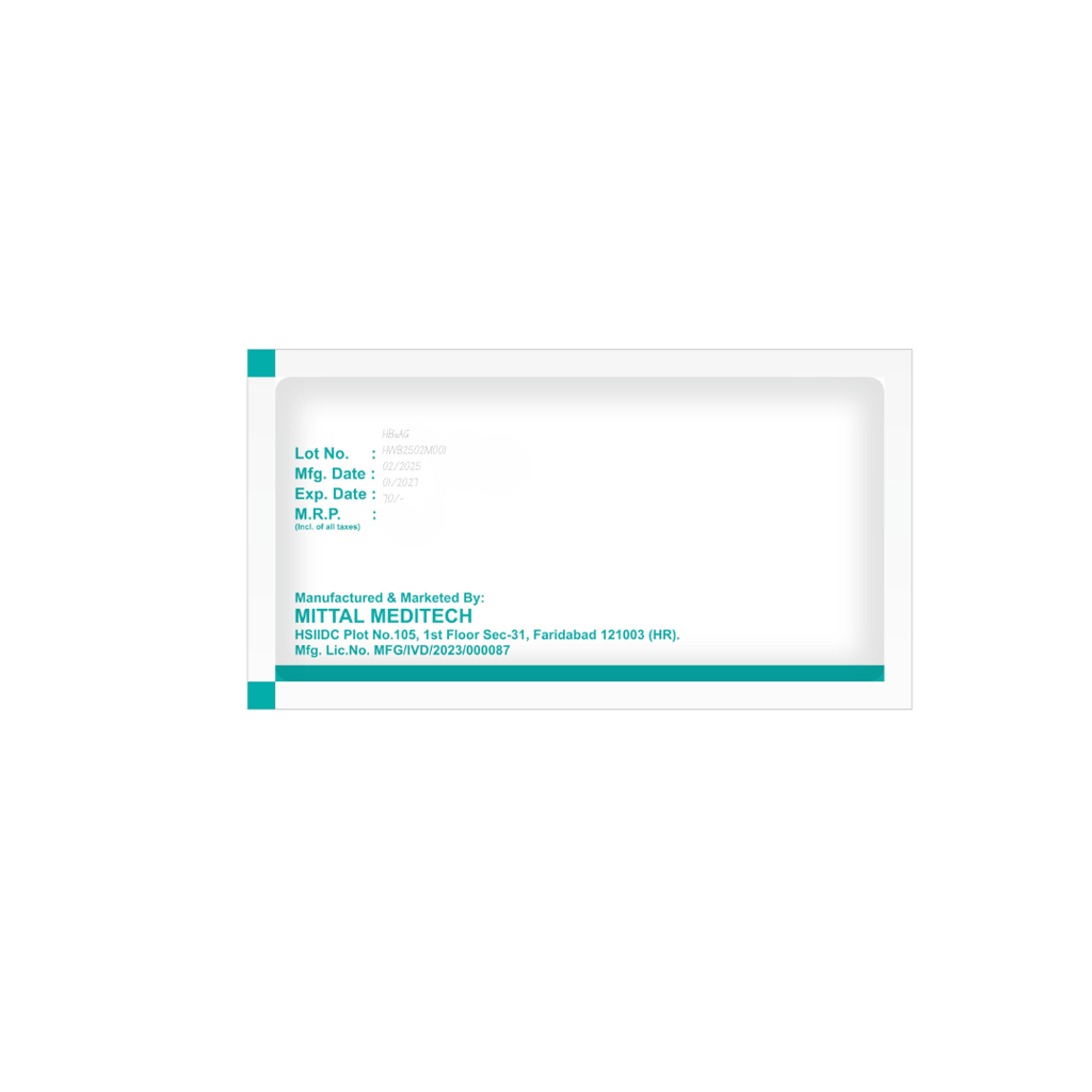 HBsAg Rapid Test Cards – Pack of 5 | Hepatitis B Surface Antigen Self-Test Kit | Quick Results for Home & Professional Use view 2