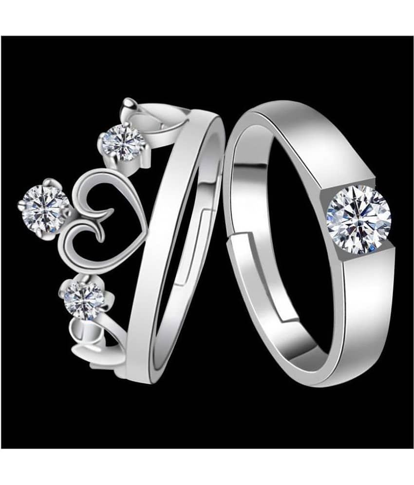 Silver Shine - Silver Rings Combo (Pack of 1) view 2