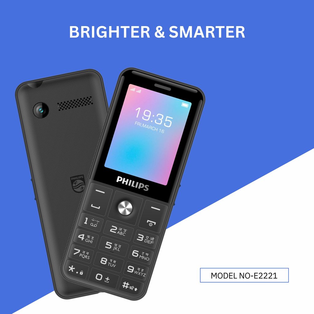 Philips E2221 Keypad Mobile Phone view 2