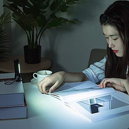 DAYBETTER� Torch Lights Rechargeable LED Flashlight with COB Light Mini Waterproof Portable LED COB Flashlight USB Rechargeable 3 Modes Clip Lights (Mini Torch) | VD-K-3 view 2