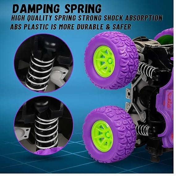 GRAPHENE Pack of 2 4x4 Monster Truck Toy Set for Boys 3-7 Years Old view 2