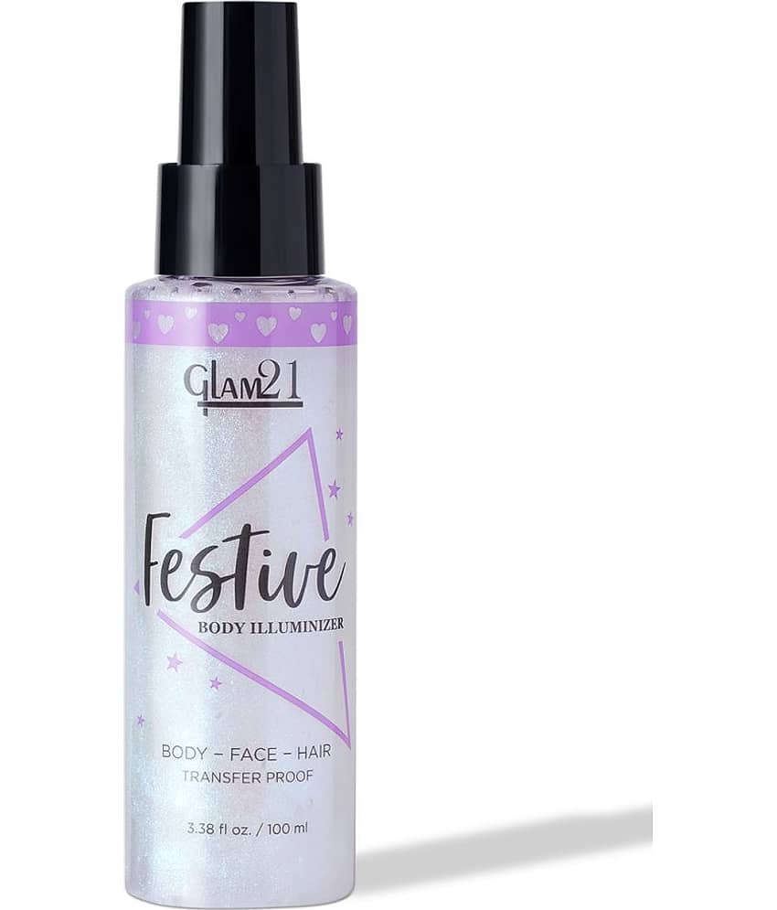 Glam21 Illuminating Face & Body Spray Long Lasting Make-Up Fixer Non-transferrable 100ml Shade-01 view 2