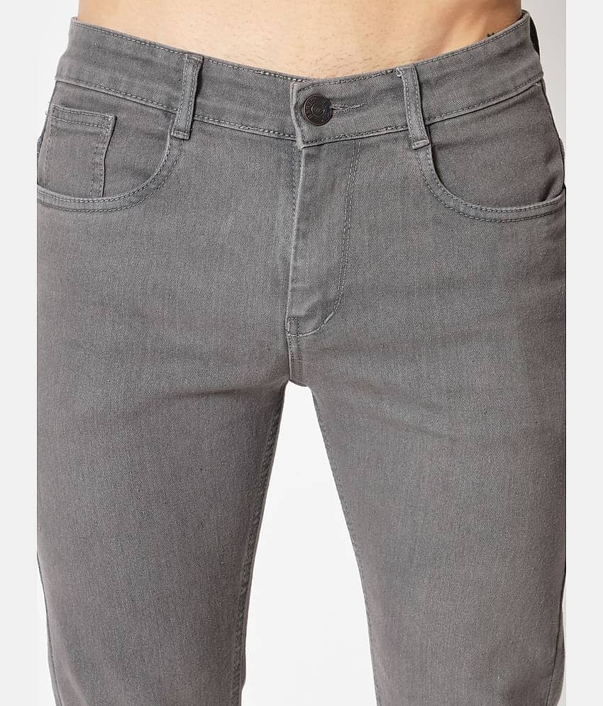 RAGZO - Grey Denim Slim Fit Men's Jeans ( Pack of 1 ) view 2