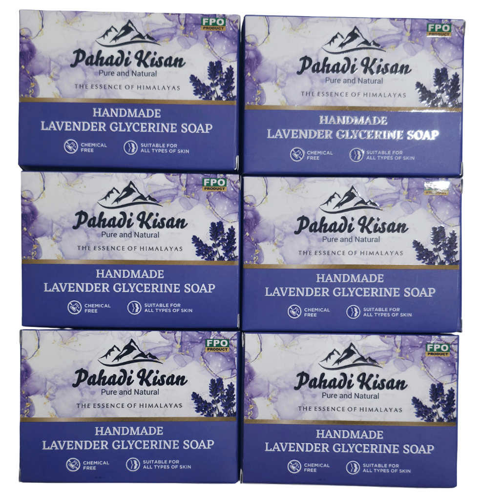 Lavender Glycerine Soap (Pack of 6)