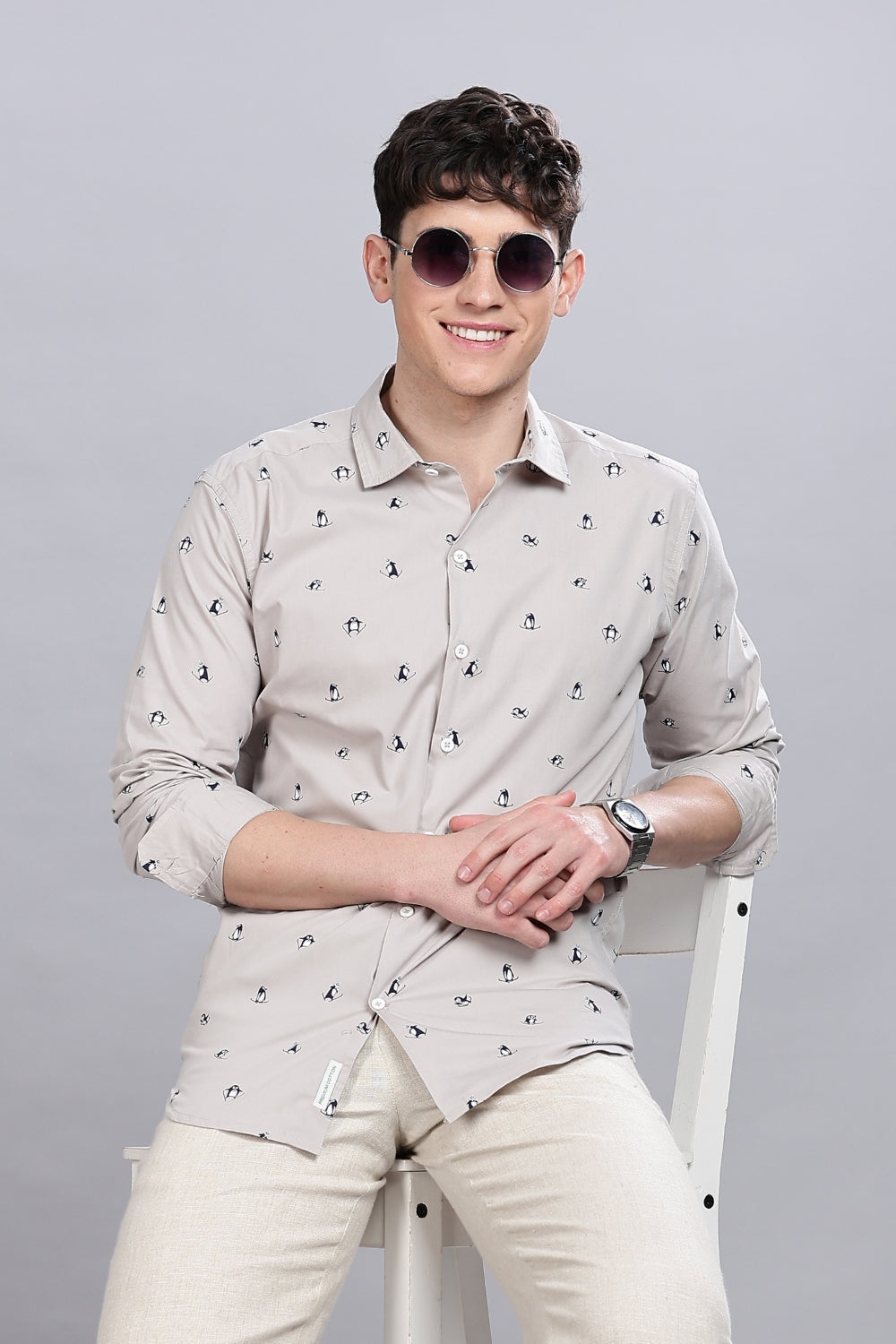 Ski Pingvin Printed Shirt view 2