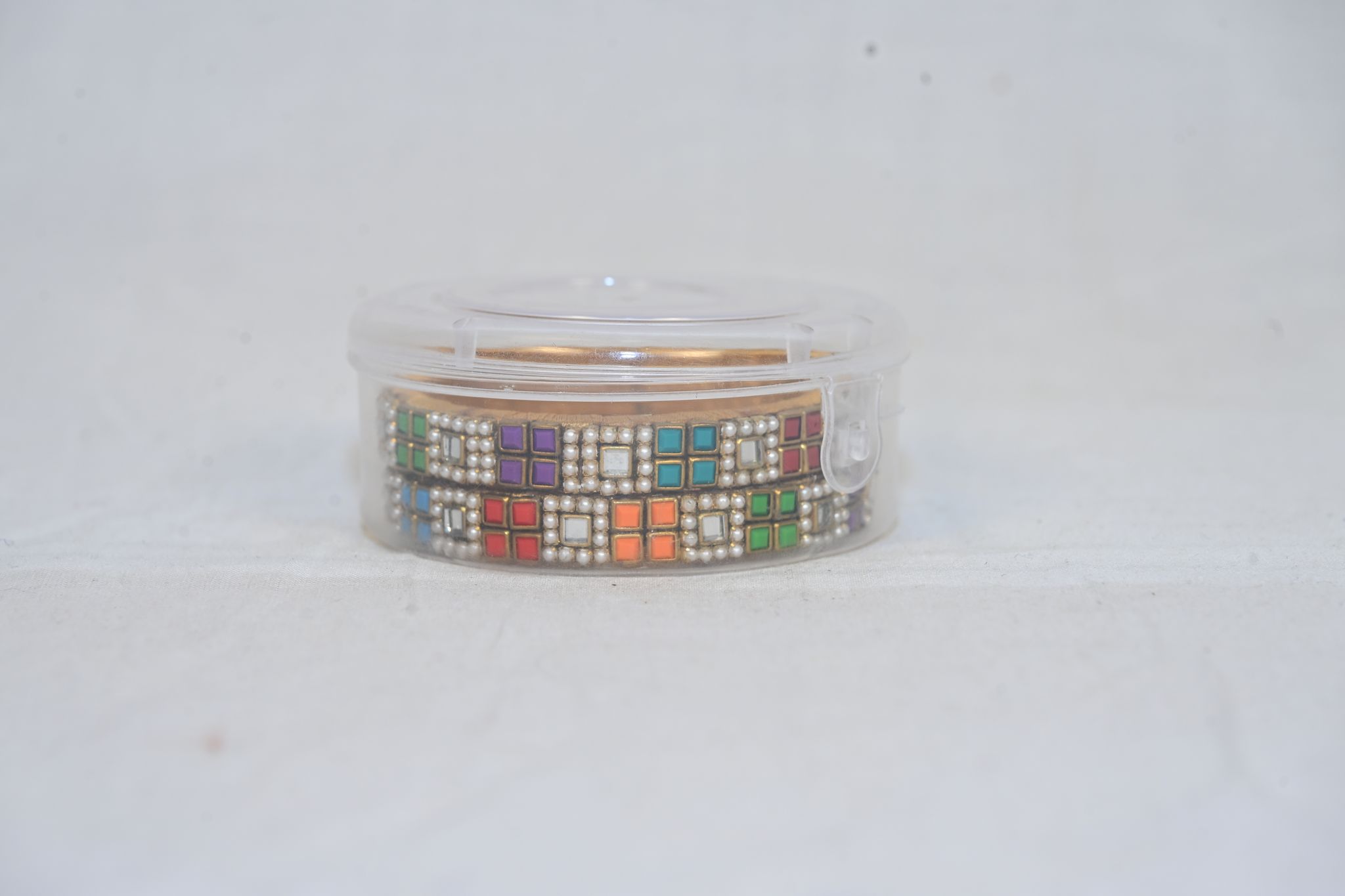 silk thread bangle set view 2