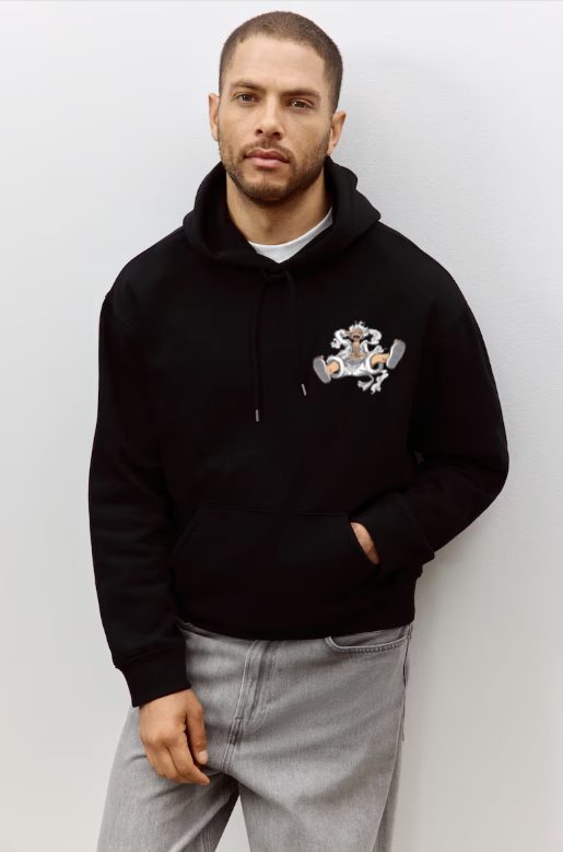 Black Nika Hoodie view 2