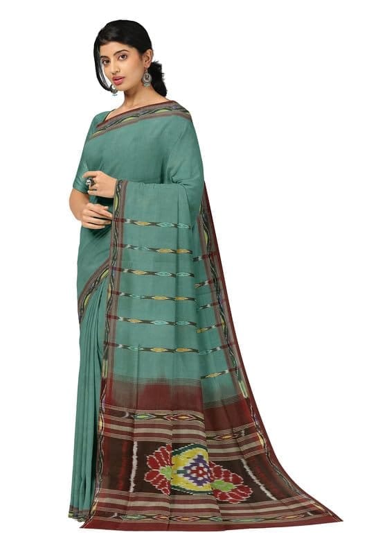 APCO Handloom (A Andhra Pradesh Govt Emporium)- Women's Traditional Pure Handloom Dulla Cotton Saree | DCS0011 view 2